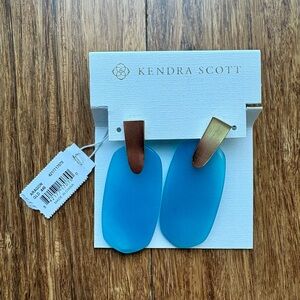Kendra Scott Aragon Drop Earrings in Blue Agate